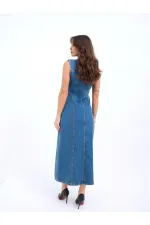 Robe en jean 6460 - Bleue