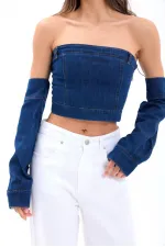 7357 DENIM CROP-BLUE