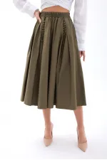 7004 SKIRT-KHAKI