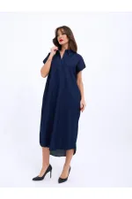 7348 DENIM DRESS - BLUE