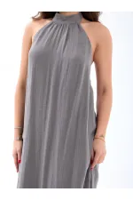 7145 DRESS - GRAY