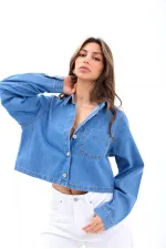 7367 DENIM SHIRT - BLUE