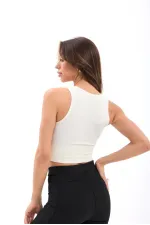 Soutien-gorge col V 15539 - Écru