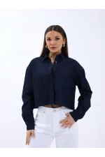 7362 KOT GÖMLEK-LACİVERT