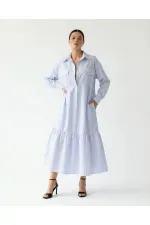 5855 ELBİSE-MIAMI ÇİZGİLİ