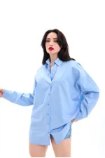 CHEMISE 7434 - BLEUE