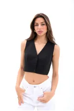 7159 VEST - BLACK