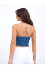 6241 DENIM BLOUSE - BLUE