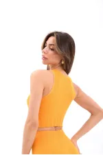 2502 YARIM T-SHİRT-TURUNCU