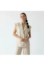 7643 GILET - BEIGE