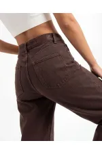 PANTALON EN JEAN 7488 - MARRON FONCÉ
