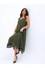 7108 DRESS - KHAKI