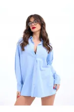 CHEMISE 5213 - BLEUE