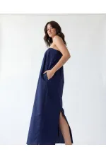 7564 DRESS - NAVY BLUE