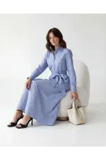 7607 DRESS - OAKLAND STRIPED