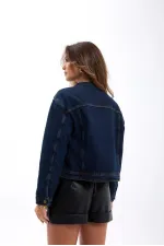 VESTE EN JEAN 7480 - BLEU MARINE
