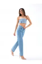 6425 DENIM WIDE LEG - BLUE 6425 DENIM WIDE LEG - BLUE