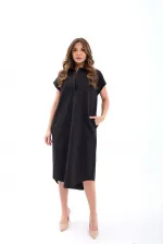 7464 ELBİSE-SİYAH