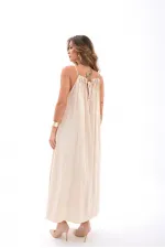7310 DRESS - BEIGE