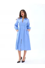 ROBE 6966 - BLEU FONCÉ