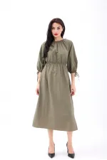 6774 DRESS - KHAKI