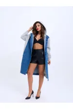 VESTE EN JEAN LONGUE 7188 - GRIS