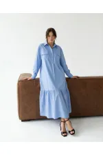 5855 DRESS - BLUE