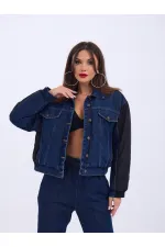 VESTE EN JEAN 6615 - BLEUE