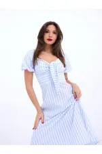 5948 ELBİSE-LOS ANGELES ÇİZGİLİ