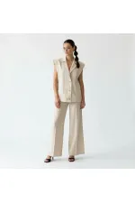 7643 GILET - BEIGE