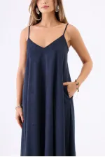 7506 DRESS-NAVY BLUE