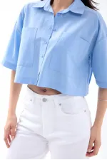 CHEMISE 4873 - BLEUE