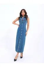 Robe en jean 6460 - Bleue