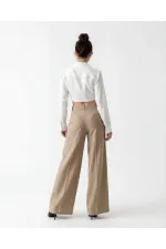 6756 PANTOLON-VİZON