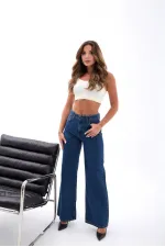 7440 KOT PANTOLON-KOYU MAVİ