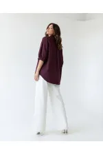 7452 SHIRT - BURGUNDY