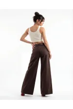 PANTALON EN JEAN 7488 - MARRON FONCÉ