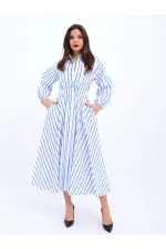 5903 ELBİSE-BALTIMORE ÇİZGİLİ