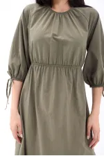 6774 DRESS - KHAKI