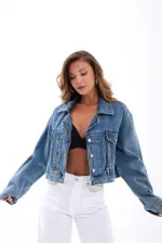 VESTE EN JEAN 6925 - BLEUE