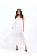 6847 ELBİSE-BEYAZ