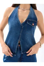 6532 KOT YELEK-MAVİ