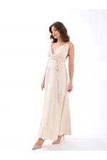 7409 DRESS - BEIGE
