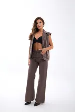 7495 KOT PANTOLON-KAHVE