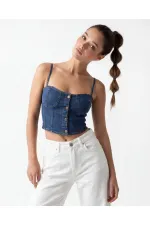 6090 BUSTIER - BLUE 6090 BUSTIER - BLUE