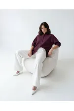 7452 SHIRT - BURGUNDY