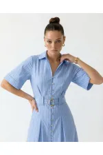 6948 DRESS - NOVARA STRIPED