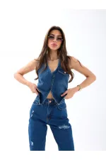 6532 KOT YELEK-MAVİ