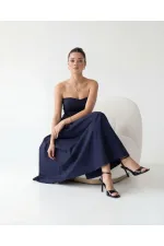 7595 DRESS - NAVY BLUE