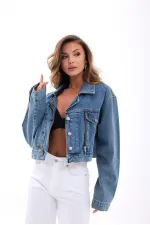 VESTE EN JEAN 6925 - BLEUE